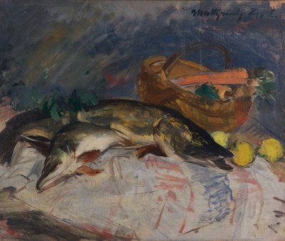 Nature morte avec poissons - László Mattyasovszky Zsolnay