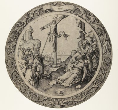 La crucifixion (La Passion Ronde) - Lucas van Leyden