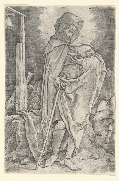 Saint Antoine, vers 1521 - Lucas van Leyden