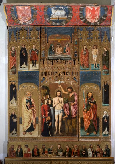 Polyptyque du Baptême du Christ - Ludovico Brea