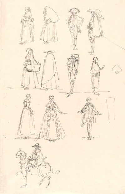 Costumes historiques - Luis Paret y Alcazar