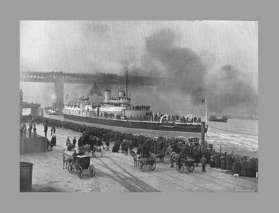 HMS Victoria à Newcastle-On-Tyne, vers 1887 - M. Aunty