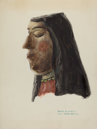 Tête de Guadalupe, vers 1938 - Majel G. Claflin