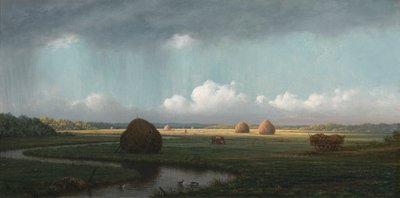 Averse soudaine, marais de Newbury - Martin Johnson Heade