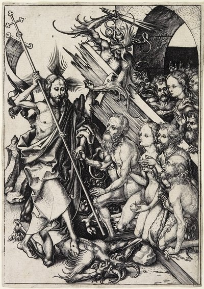 Le Christ aux limbes, c. 1480 - Martin Schongauer