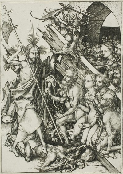 Le Christ aux limbes, de La Passion - Martin Schongauer