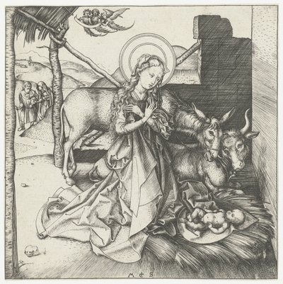 La naissance du Christ - Martin Schongauer