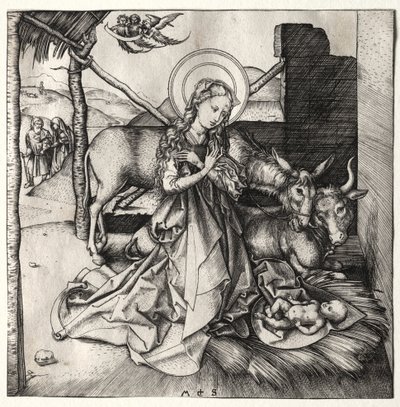 La vie du Christ : La Nativité - Martin Schongauer