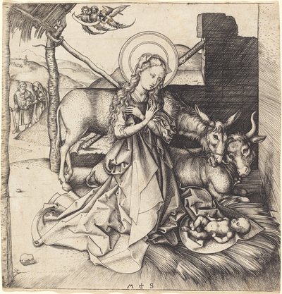 La Nativité - Martin Schongauer