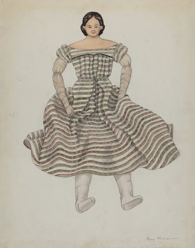 Poupée et costume, vers 1937 - Mary E Humes