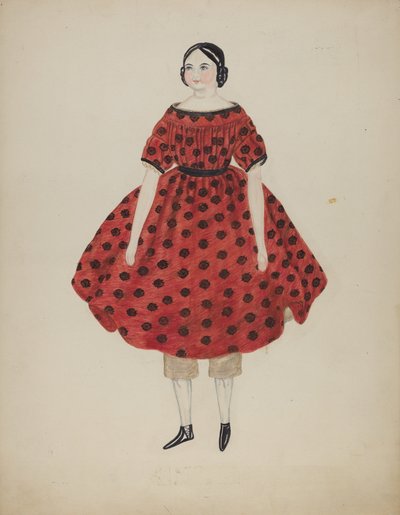 Poupée à tête de porcelaine, 1935-1942 - Mary Fitzgerald