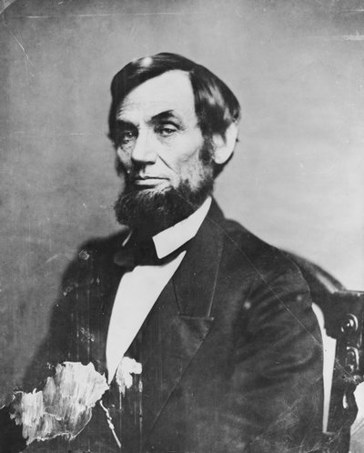 Abraham Lincoln, 1861 - Mathew B. Brady