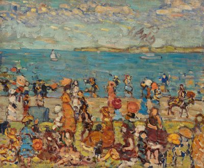 Scène de plage - Maurice Brazil Prendergast