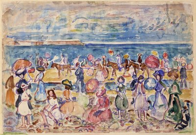 Vacances en Nouvelle-Angleterre, vers 1910-1911 - Maurice Brazil Prendergast