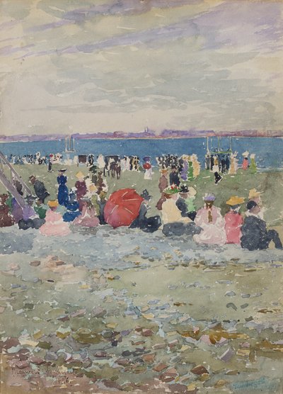 Plage de Revere - Maurice Brazil Prendergast