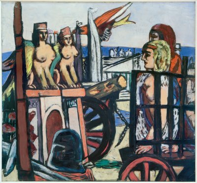 Transport des sphinx - Max Beckmann