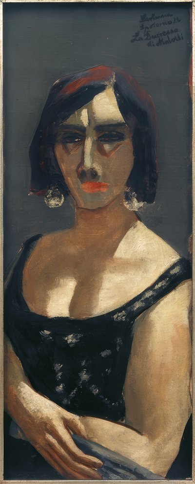 Portrait de La Duchessa "di Malvedi" - Max Beckmann