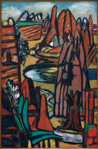 Paysage rocheux - Max Beckmann