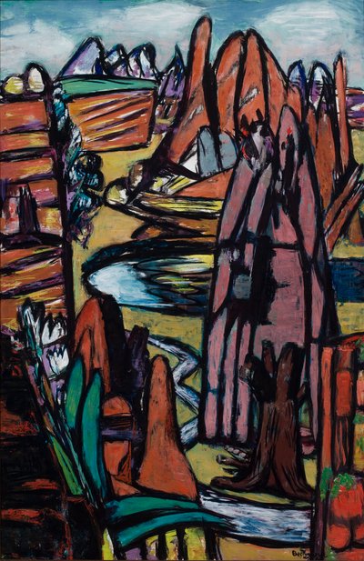 Boulder – Paysage rocheux - Max Beckmann