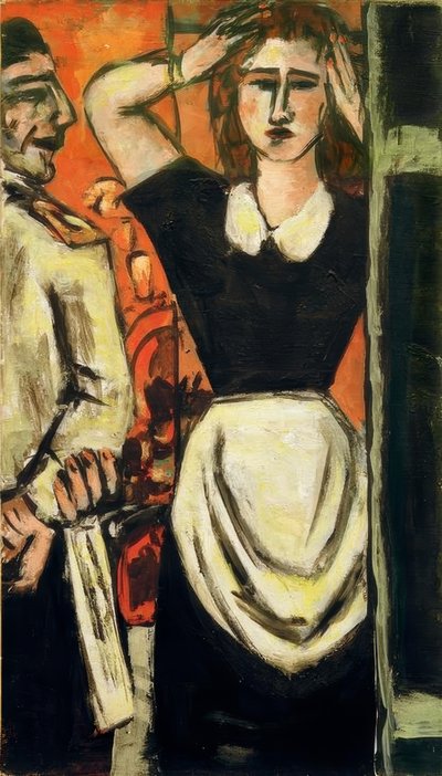 Serveur et vestiaire - Max Beckmann