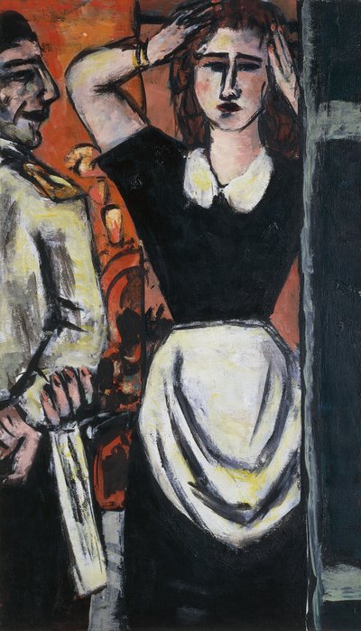 Serveur et vestiaire - Max Beckmann