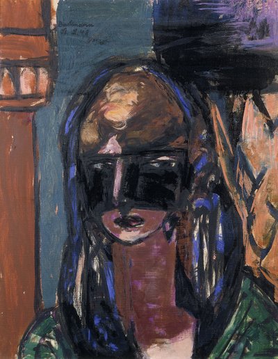 Femme avec Masque - Max Beckmann