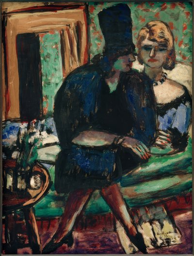 Deux femmes sur le canapé - Max Beckmann