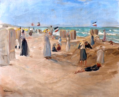 Sur la plage à Noordwijk, 1908 - Max Liebermann