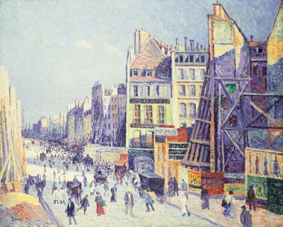 La Rue Réaumur, 1897 - Maximilien Luce