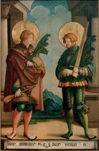 Les saints Sébastien et Vitalis - Meister von Messkirch