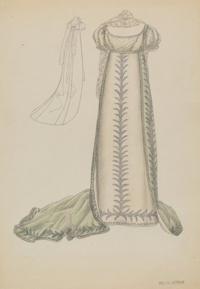 Robe de cour, vers 1936 - Melita Hofmann