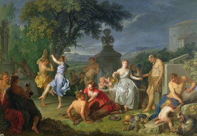 Bacchanale, 1719 - Michel Ange Houasse