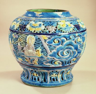 Grand vase, dynastie Ming - Ming Dynasty Chinese School