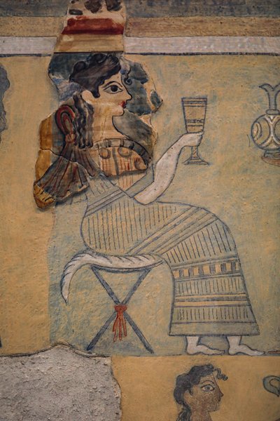 Fresque du tabouret de camp - Minoan