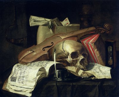 Nature morte de vanité - N.L. Peschier