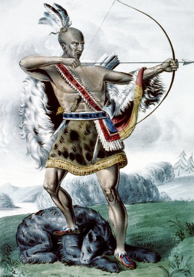 Chasseur indien, 1845 - N. and Ives, J.M. Currier