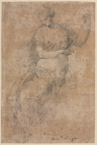 Figure allégorique (recto) - Niccolo dell