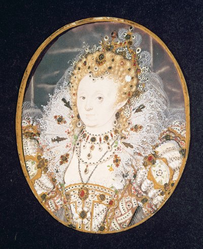 Reine Élisabeth I, vers 1595-1600 - Nicholas Hilliard