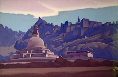 Tumulus funéraire, Ladakh, 1937 - Nicholas Roerich