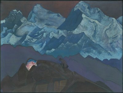 Fleur de feu, série "Son pays", 1924 - Nicholas Roerich