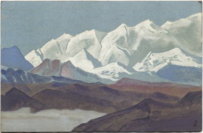 Himalayas, chaîne de Kanchenjunga, 1936 - Nicholas Roerich