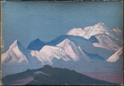 Himalayas, esquisse, 1933 - Nicholas Roerich