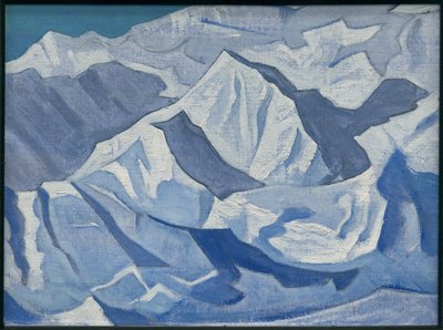 Ascension Enneigée, série "Himalaya", 1924 - Nicholas Roerich