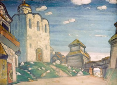 La cathédrale de Putivl - Nicholas Roerich