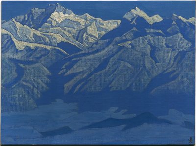 La Chaîne, série "Himalaya", 1924 - Nicholas Roerich