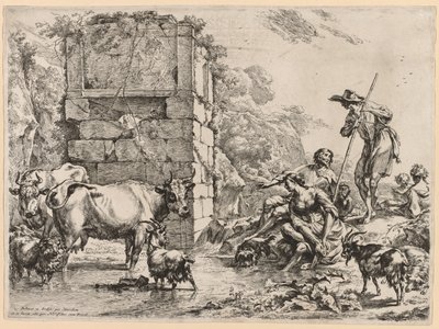 La vache qui boit - Nicolaes Berchem