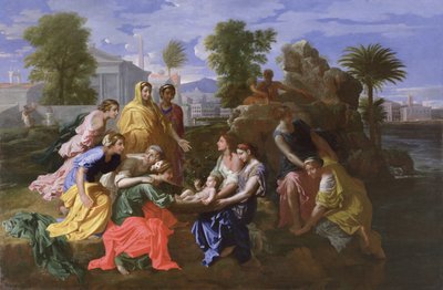 La Découverte de Moïse - Nicolas Poussin