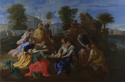 La découverte de Moïse, 1651 - Nicolas Poussin