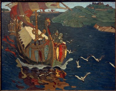 Marchands étrangers - Nikolai Konstantinowitsch Roerich