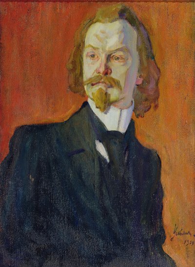 Portrait de Konstantin Balmont - Nikolai Pavlovich Ulyanov